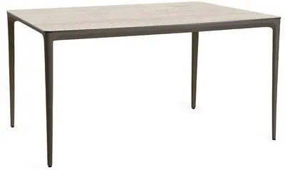 Tierra Outdoor dining tuintafel elegante 160x92x74cm chocolat - afbeelding 1