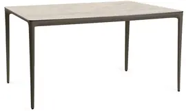 Tierra Outdoor dining tuintafel elegante 160x92x74cm chocolat - afbeelding 1