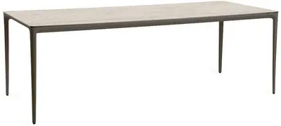 Tierra Outdoor dining tuintafel elegante 219x92x74cm chocolat - afbeelding 1