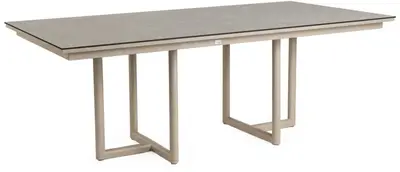 Tierra Outdoor dining tuintafel naro 220x100x74cm champagne - afbeelding 1