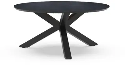 Tierra Outdoor dining tuintafel omnigo graphite trespa 150x74.5cm charcoal - afbeelding 1