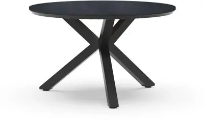 Tierra Outdoor dining tuintafel orbital graphite trespa 120x74.5cm charcoal - afbeelding 1