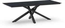 Tierra Outdoor dining tuintafel orion graphite trespa 220x100x75cm charcoal - afbeelding 1
