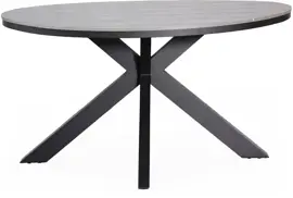 Tierra Outdoor dining tuintafel silva 150x75cm charcoal - afbeelding 1