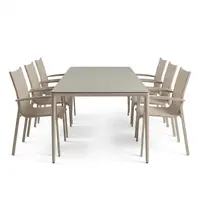 Tierra Outdoor diningset elegant 220 foxx champagne - afbeelding 1