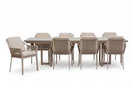 Tierra Outdoor diningset naro 280 liv champagne - afbeelding 1