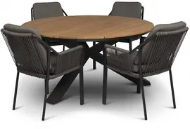 Tierra Outdoor diningset orbital teak liv charcoal kopen?