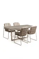 Tierra Outdoor diningset rivera champagne - afbeelding 1
