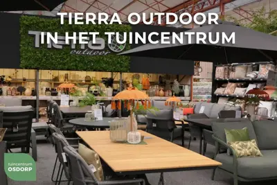 Tierra Outdoor hocker nova charcoal - afbeelding 2