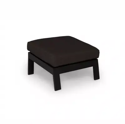 Tierra Outdoor hocker queens black - afbeelding 1