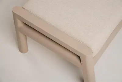 Tierra Outdoor hocker sevilla champagne - afbeelding 4