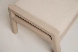 Tierra Outdoor hocker sevilla champagne - afbeelding 4