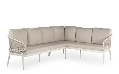 Tierra Outdoor hoekset natal right crème white - afbeelding 1