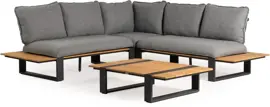 Tierra Outdoor hoekset seto teak charcoal - afbeelding 1