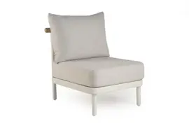 Tierra Outdoor lounge center element hiuri crème white - afbeelding 1