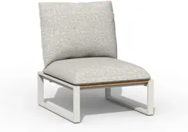Tierra Outdoor lounge center element seto teak crème white - afbeelding 1