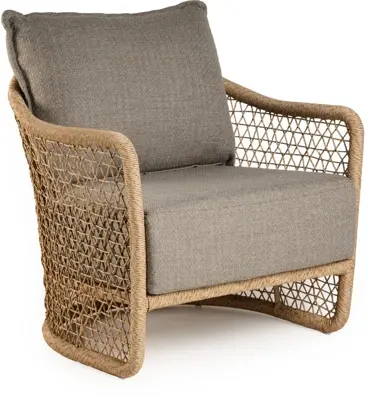 Tierra Outdoor lounge tuinstoel blend natural latte - afbeelding 1