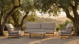 Tierra Outdoor lounge tuinstoel juno chocolat - afbeelding 6