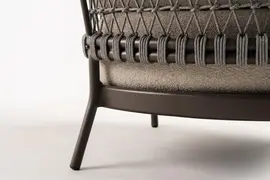 Tierra Outdoor lounge tuinstoel juno chocolat - afbeelding 4