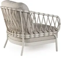 Tierra Outdoor lounge tuinstoel natal crème white - afbeelding 2