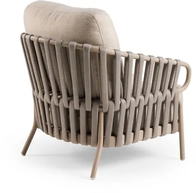 Tierra Outdoor lounge tuinstoel nuri champagne - afbeelding 2