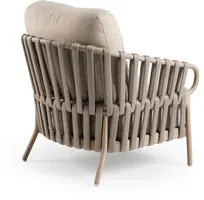 Tierra Outdoor lounge tuinstoel nuri champagne - afbeelding 2