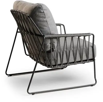 Tierra Outdoor lounge tuinstoel rivera mountain grey - afbeelding 2