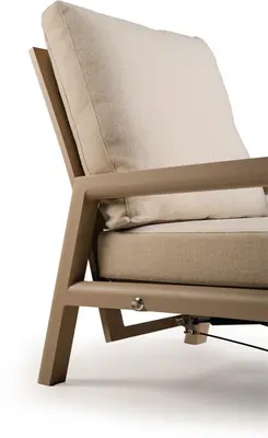 Tierra Outdoor lounge tuinstoel sevilla champagne - afbeelding 3