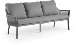 Tierra Outdoor loungebank liv 3-zits charcoal - afbeelding 1