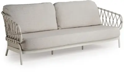 Tierra Outdoor loungebank natal 3-zits crème white - afbeelding 1