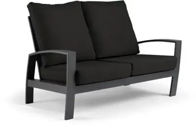 Tierra Outdoor loungebank valencia 2-zits black - afbeelding 1