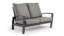 Tierra Outdoor loungebank valencia 2-zits charcoal - afbeelding 1