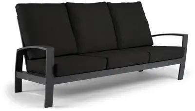 Tierra Outdoor loungebank valencia 3-zits black - afbeelding 1