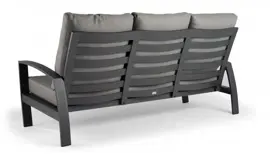 Tierra Outdoor loungebank valencia 3-zits charcoal - afbeelding 2