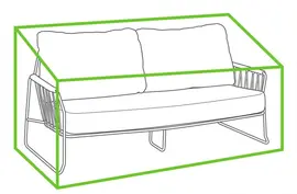 Tierra Outdoor loungebankhoes riveria 2-zits - afbeelding 1