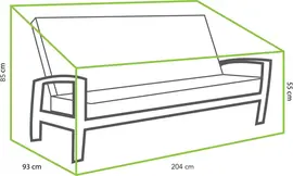 Tierra Outdoor loungebankhoes valencia / queens 3-zits