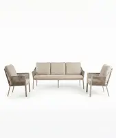 Tierra Outdoor low diningset liv champagne - afbeelding 1