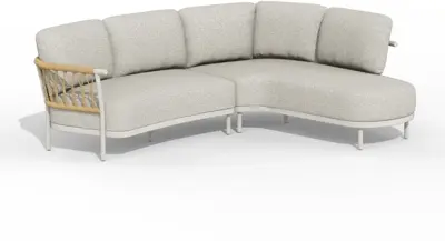 Tierra Outdoor organische hoekset fresca left crème white - afbeelding 2