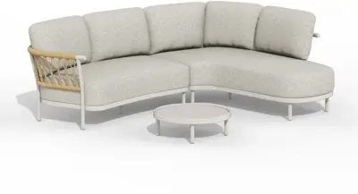 Tierra Outdoor organische hoekset fresca left crème white - afbeelding 3