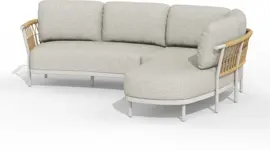 Tierra Outdoor organische hoekset fresca left crème white - afbeelding 1
