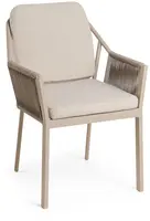 Tierra Outdoor stapelbare dining tuinstoel liv champagne - afbeelding 1