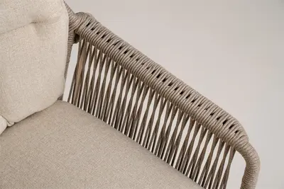 Tierra Outdoor stapelbare dining tuinstoel rivera champagne - afbeelding 4