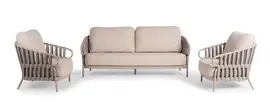 Tierra Outdoor stoel-bank loungeset nuri champagne - afbeelding 1