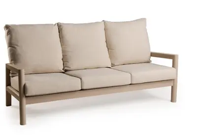 Tierra Outdoor stoel-bank loungeset sevilla champagne - afbeelding 2