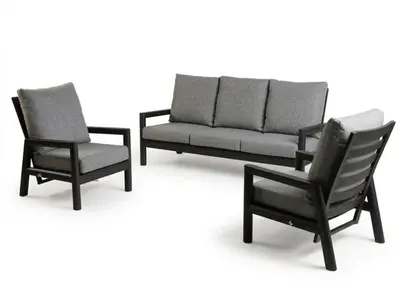 Tierra Outdoor stoel-bank loungeset sevilla mountain grey - afbeelding 1