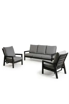 Tierra Outdoor stoel-bank loungeset sevilla mountain grey - afbeelding 2