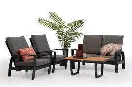 Tierra Outdoor stoel-bank loungeset valencia 2-zits charcoal kopen?