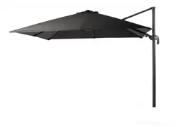 Tierra Outdoor zweefparasol banus 300x300cm charcoal - afbeelding 1