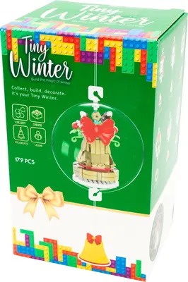 Tiny Winter kerstbal bouwset kerstbel multi 