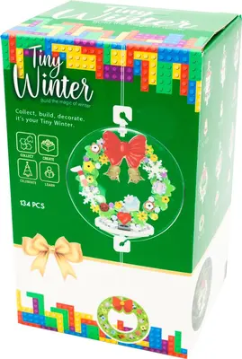 Tiny Winter kerstbal bouwset kerstkrans multi 